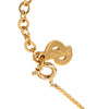 Dior Gold Plated CD Strass Pendant Necklace Secondhand