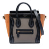 Secondhand Celine Nano Tricolor Leather Luggage Tote