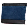 Balenciaga Denim Navy Clip M Clutch Secondhand