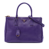 Prada Medium Saffiano Lux Galleria Double Zip Satchel Secondhand