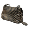 Bottega Veneta Metallic Calfskin Intrecciomirage Chain Flap Crossbody Secondhand