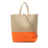 Secondhand Celine Small Bicolor Leather Vertical Cabas