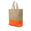 Secondhand Celine Small Bicolor Leather Vertical Cabas