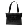 Secondhand Chanel CC Chocolate Bar Lambskin Tote