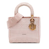 Dior Medium Embroidered Canvas Cannage Lady D Lite Secondhand