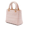 Dior Medium Embroidered Canvas Cannage Lady D Lite Secondhand