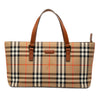 Burberry Haymarket Check Canvas Handbag Secondhand