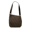 Fendi Zucca Canvas Shoulder Bag Secondhand