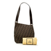 Fendi Zucca Canvas Shoulder Bag Secondhand