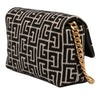 Balmain Mini Monogram Jacquard 1945 Crossbody Secondhand