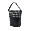 Chanel Quilted Aged Calfskin and Tweed Casual Style Hobo Secondhand