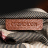 Secondhand Burberry Leather Trimmed Canvas Drawstring Bucket Bag
