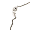Louis Vuitton Brass Collier Plaque Damier Pendant Necklace Secondhand