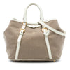 Secondhand Prada Canvas Canapa Logo Bow Satchel