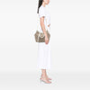 Secondhand Prada Canvas Canapa Logo Bow Satchel