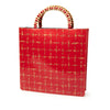Chanel Chocolate Bar Patent Tweed Print Tote Secondhand