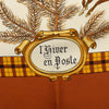Hermès L Hiver en Poste Silk Scarf 90 Secondhand