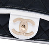 Chanel Mini Square Calfskin Graphic Flap Crossbody Secondhand