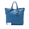 Prada Vitello Daino Open Convertible Tote Secondhand