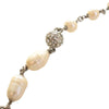 Chanel CC Brass Strass Faux Pearl Baroque Chain Long Necklace Secondhand