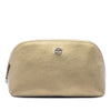 Chanel CC Metallic Calfskin Cosmetic Pouch Secondhand
