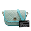 Chanel Mini CC Quilted Denim Messenger Flap Secondhand