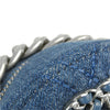 Chanel Denim 19 Round Clutch with Chain Secondhand