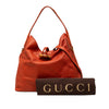 Gucci Calfskin Hip Bamboo Satchel Secondhand