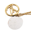 Secondhand Louis Vuitton Gold Plated and Palladium Plated Collier Louise Necklace