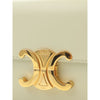Celine Shiny Calfskin Triomphe Claude Chain Shoulder Bag Secondhand