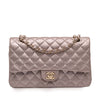 Chanel Medium Classic Iridescent Lambskin Double Flap Secondhand