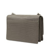 Saint Laurent Medium Croc Embossed Leather Monogram Sunset Crossbody Secondhand