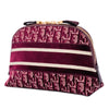 Dior Oblique Embroidered Velvet Cosmetic Pouch Secondhand