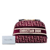 Dior Oblique Embroidered Velvet Cosmetic Pouch Secondhand