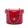 Chanel Mini Quilted Patent CC Allure Vanity Case Secondhand