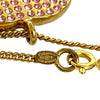 Secondhand Chanel CC Gold Plated Rhinestone Pendant Necklace