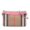 Secondhand Burberry House Check Canvas Derby Peyton Crossbody