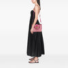 Miu Miu Bicolor Goatskin Madras Satchel Secondhand