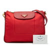 Secondhand Prada Saffiano Trimmed Tessuto Crossbody