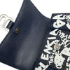 Balenciaga Croc Embossed Calfskin Graffiti Hourglass Top Handle Bag XS Secondhand