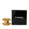 Secondhand Chanel CC Quilted Gold Plated Pin Brooch