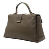 Bottega Veneta Medium Intrecciato Trimmed Nappa Piazza Satchel Secondhand