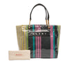 Marni PVC Glossy Grip Striped Tote Secondhand