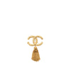 Chanel CC Gold Plated Lava Tassel Brooch Secondhand