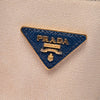 Prada Small Saffiano Cuir Trimmed Canvas Double Satchel Secondhand