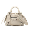 Balenciaga Mini Python Embossed Calfskin Motocross Neo Classic City Satchel Secondhand