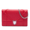 Dior Grained Calfskin Diorama Wallet on Chain Secondhand