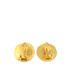 Chanel CC Gold Plated Faux Pearl Clip On Earrings Secondhand