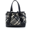 Burberry Medium Beat Check Nylon Lowry Satchel Secondhand
