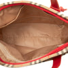 Burberry Haymarket Check Canvas Handbag Secondhand